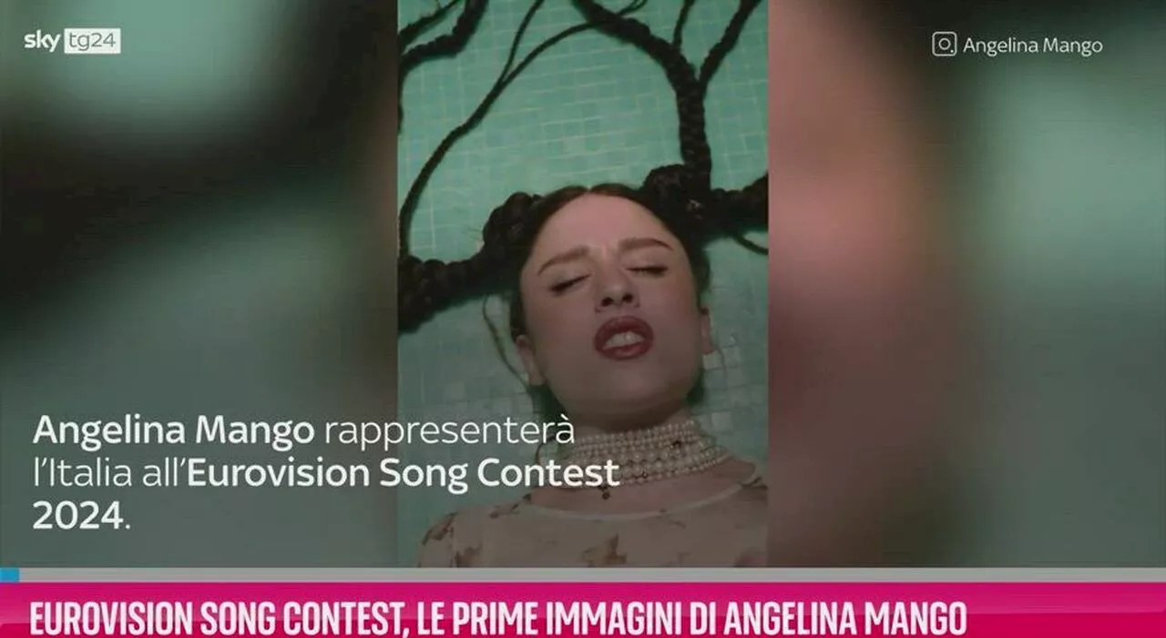 Eurovision 2024, le prime immagini di Angelina Mango