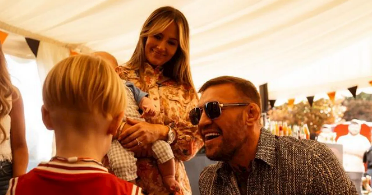 Conor McGregor throws lavish party for two of his kids as he thanks Dee Devlin
