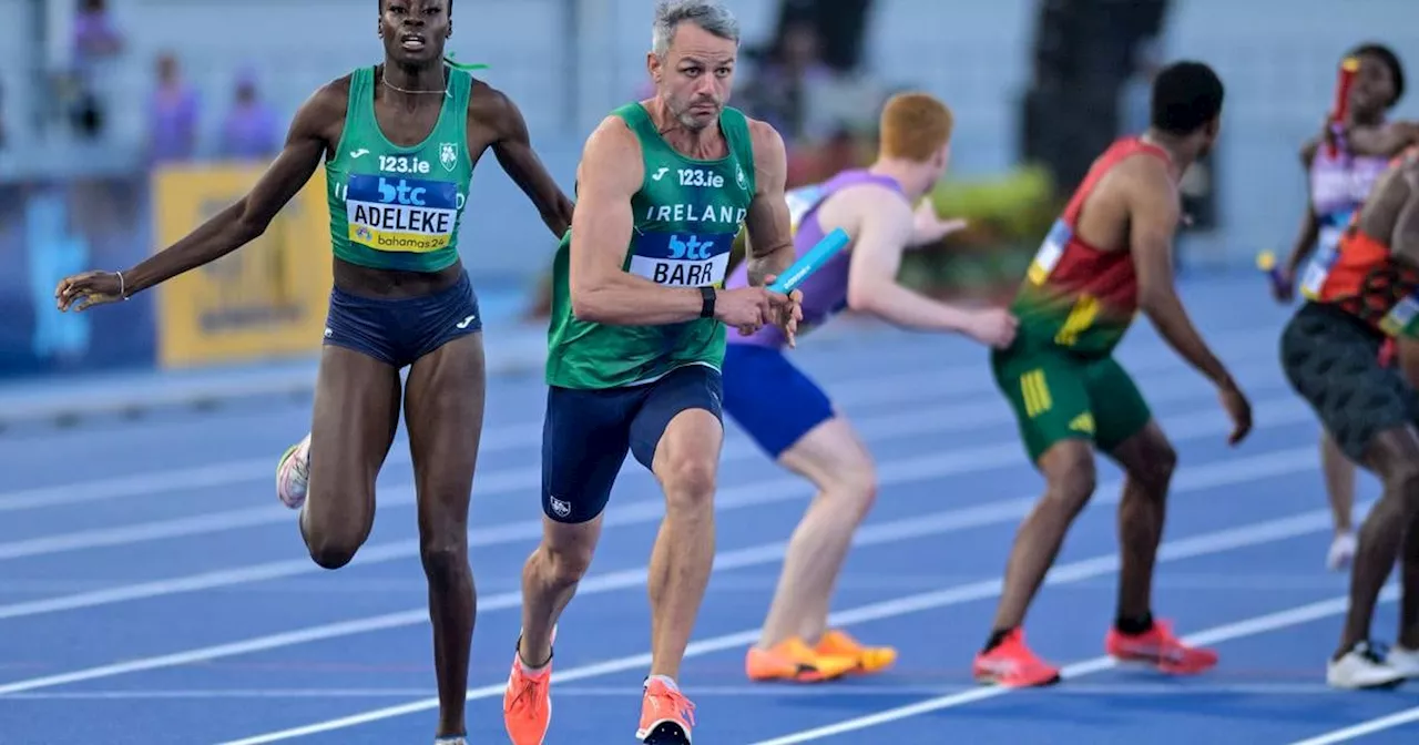 Storming Rhasidat Adeleke’s run leads Ireland to the medal podium at the World Athletics Relays