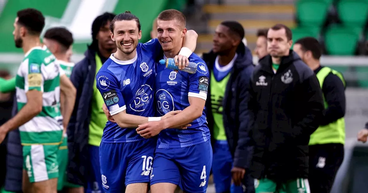 Waterford shock champions Shamrock Rovers in Tallaght