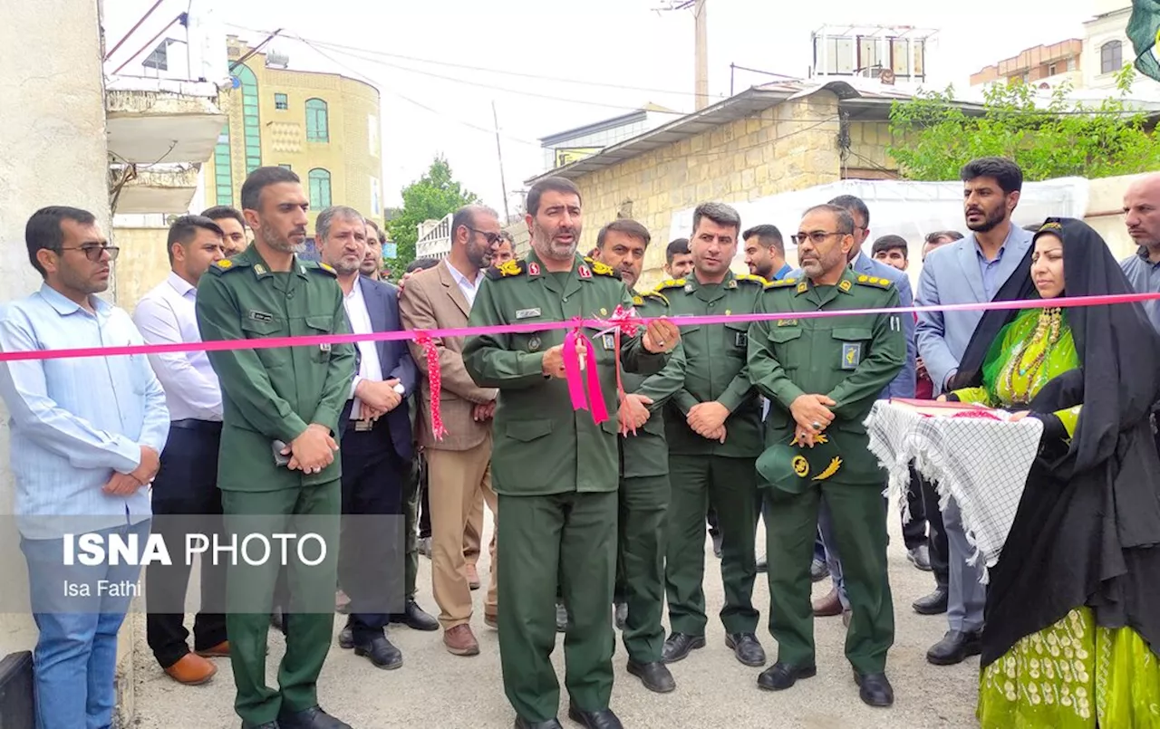 افتتاح نمایشگاه عرضه محصولات اقتصاد مقاومتی بسیج سازندگی سپاه فتح کهگیلویه و بویراحمد