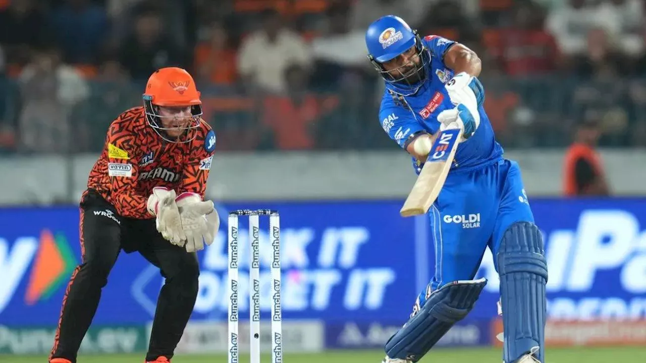 MI vs SRH: मुंबई इंडियंस अब सनराइजर्स हैदराबाद का खेल बिगाड़ने उतरेगी, प्‍लेऑफ के कारण मैच बेहद रोमांचक होने की उम्‍मीद