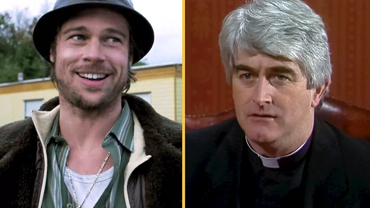 Brad Pitt reveals his Snatch performance was based on a Father Ted character