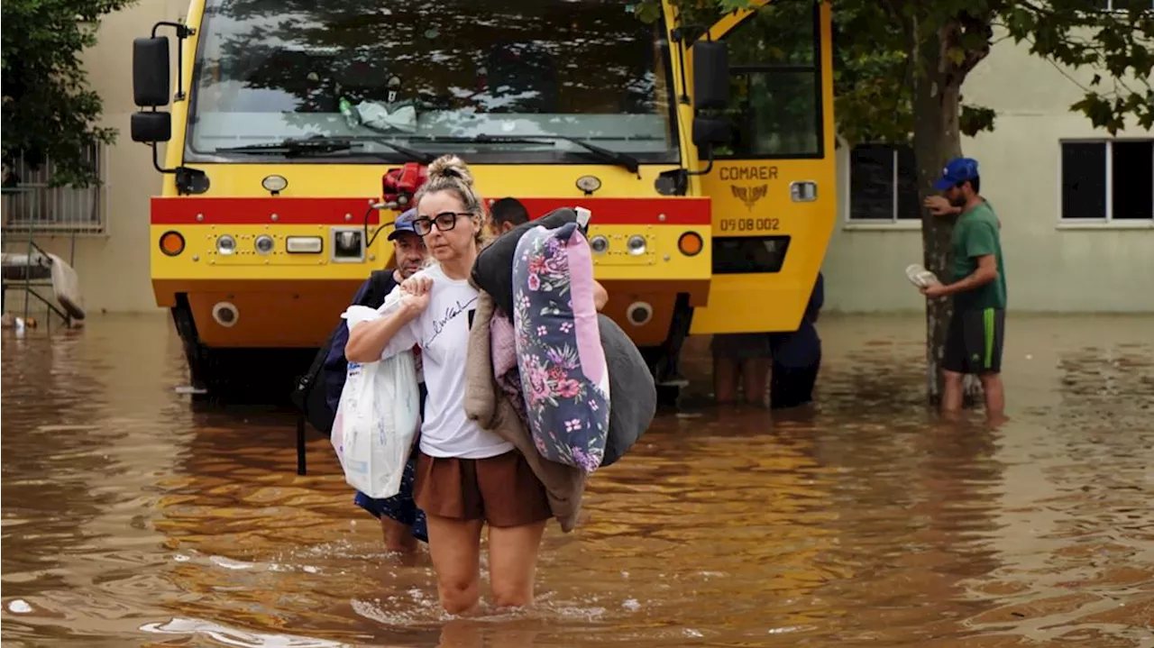 Floods in southern Brazil kill at least 75 people over 7 days, with 103 people missing