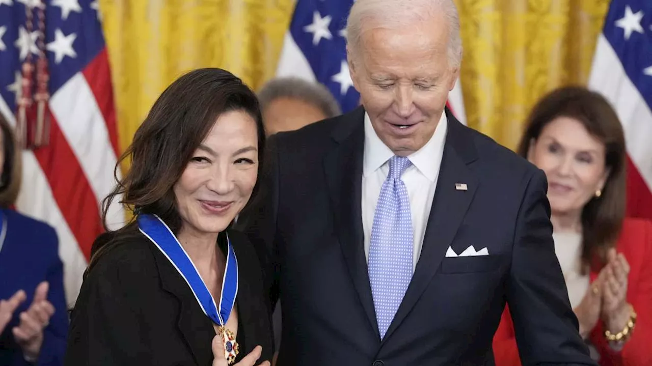 Biden awards the Medal of Freedom to Nancy Pelosi, Medgar Evers, Michelle Yeoh and 16 others