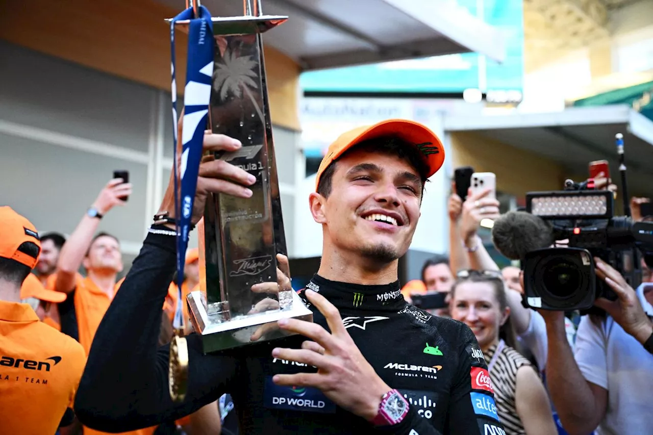 F1: opportuniste, Norris décroche le Graal au Grand Prix de Miami