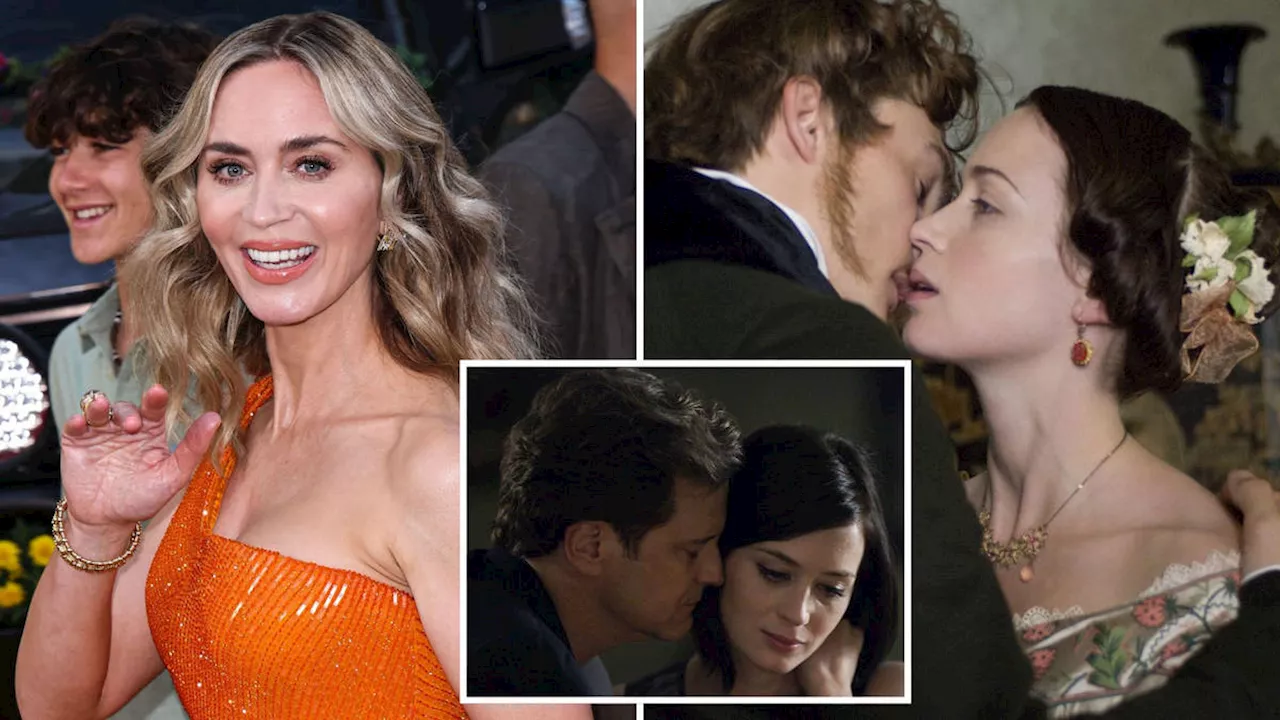 Emily Blunt says kissing some male co-stars made her want to throw up