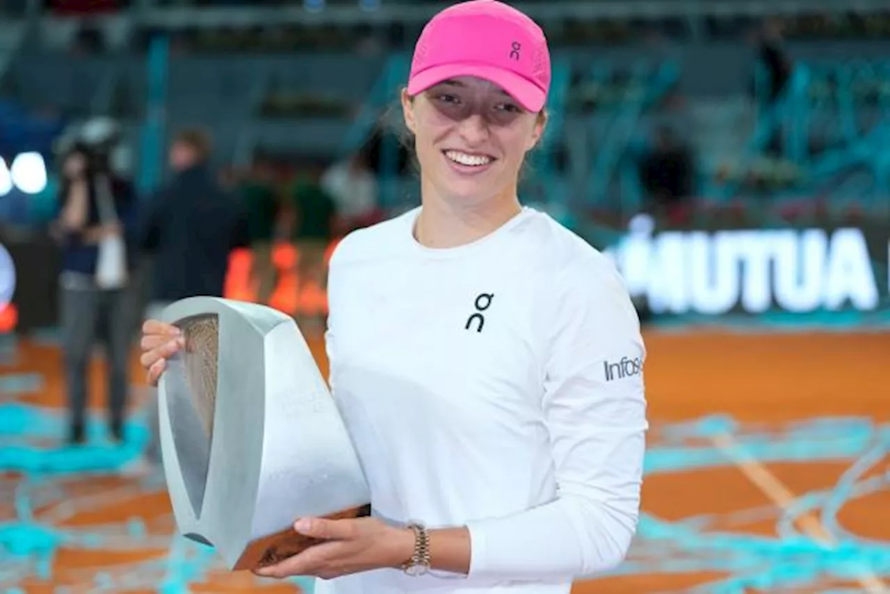 Victorieuse à Madrid, Iga Swiatek augmente son avance au classement WTA