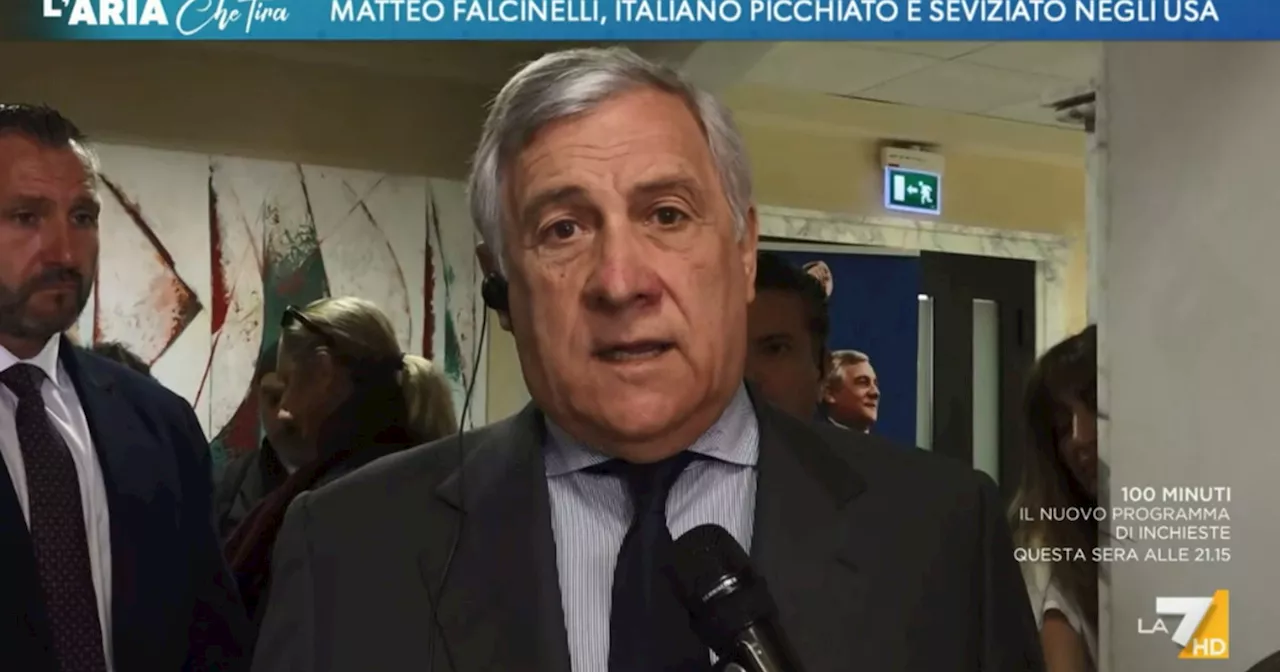 Falcinelli, Antonio Tajani: &#034;No al numero identificativo, la caccia al poliziotto è una vergogna&#034;