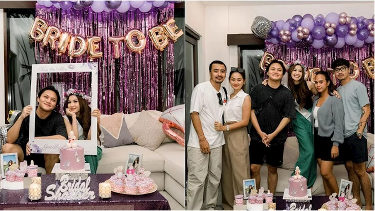 Jelang Dinikahi Rizky Febian, Ini 6 Potret Kejutan Bridal Shower Mahalini dari Keluarga