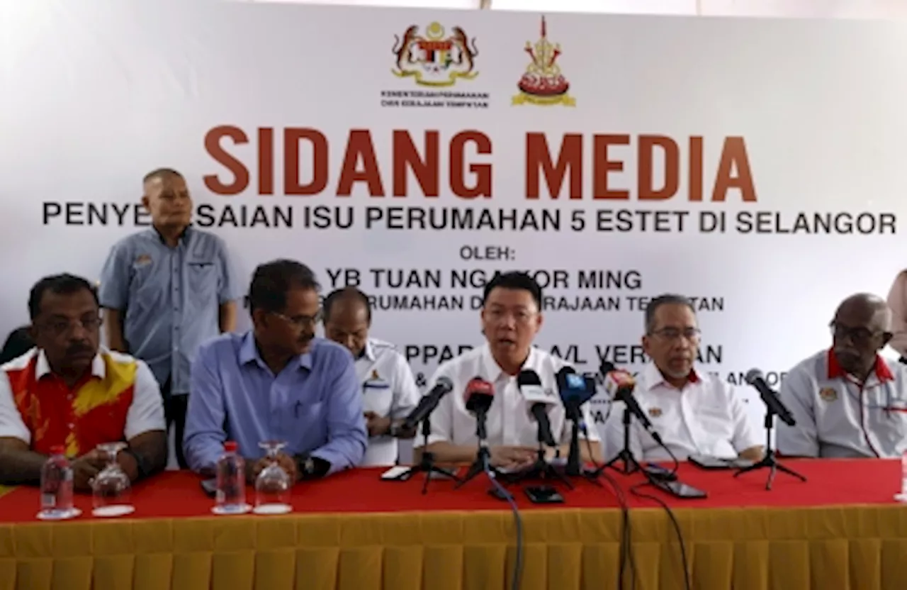 Nga Kor Ming: PPR Bestari Jaya to solve longstanding estate housing crisis in Selangor