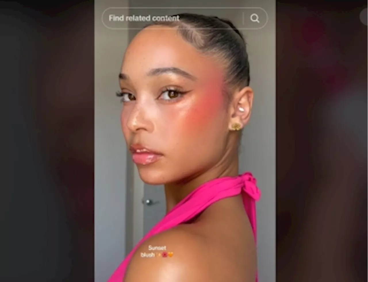 Summer is in the air on TikTok with the ‘sunset blush’ makeup trend (VIDEO)