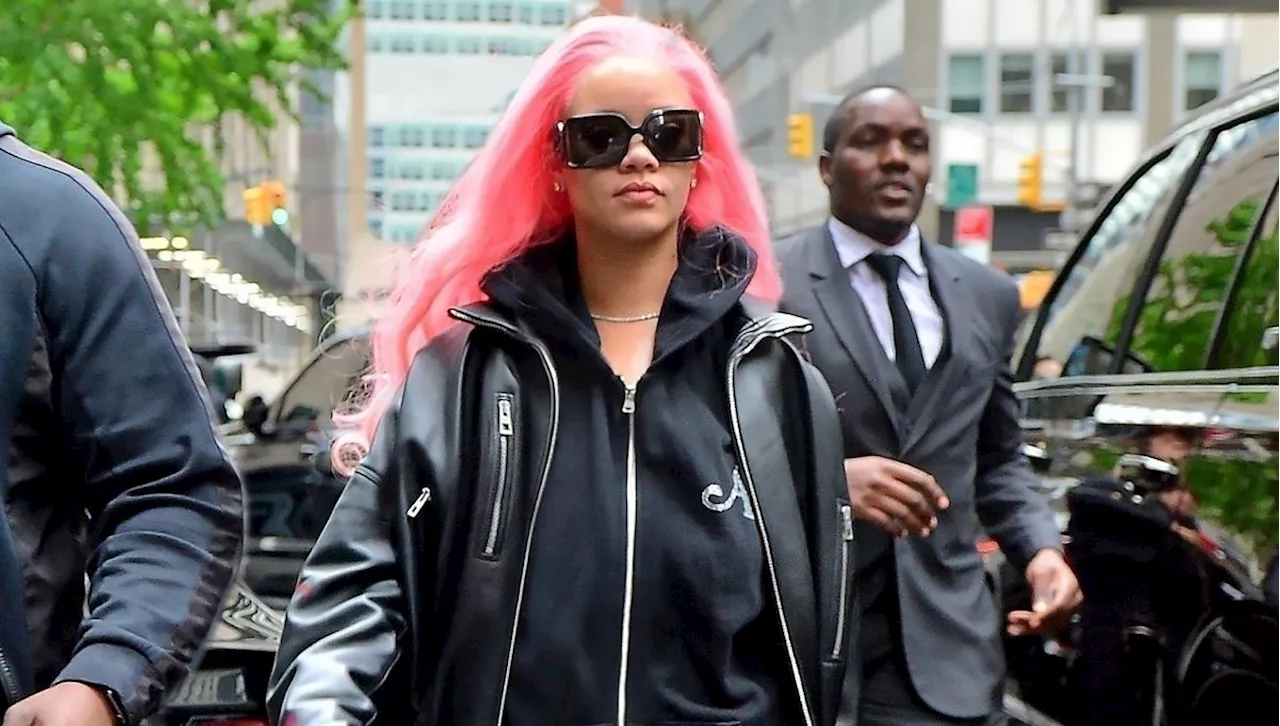 Rihanna's Blossom Pink Hair Proves Her Commitment to the 2024 Met Gala Dress Code