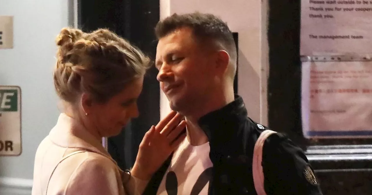 Strictly stars pictured in passionate snog after attending London show