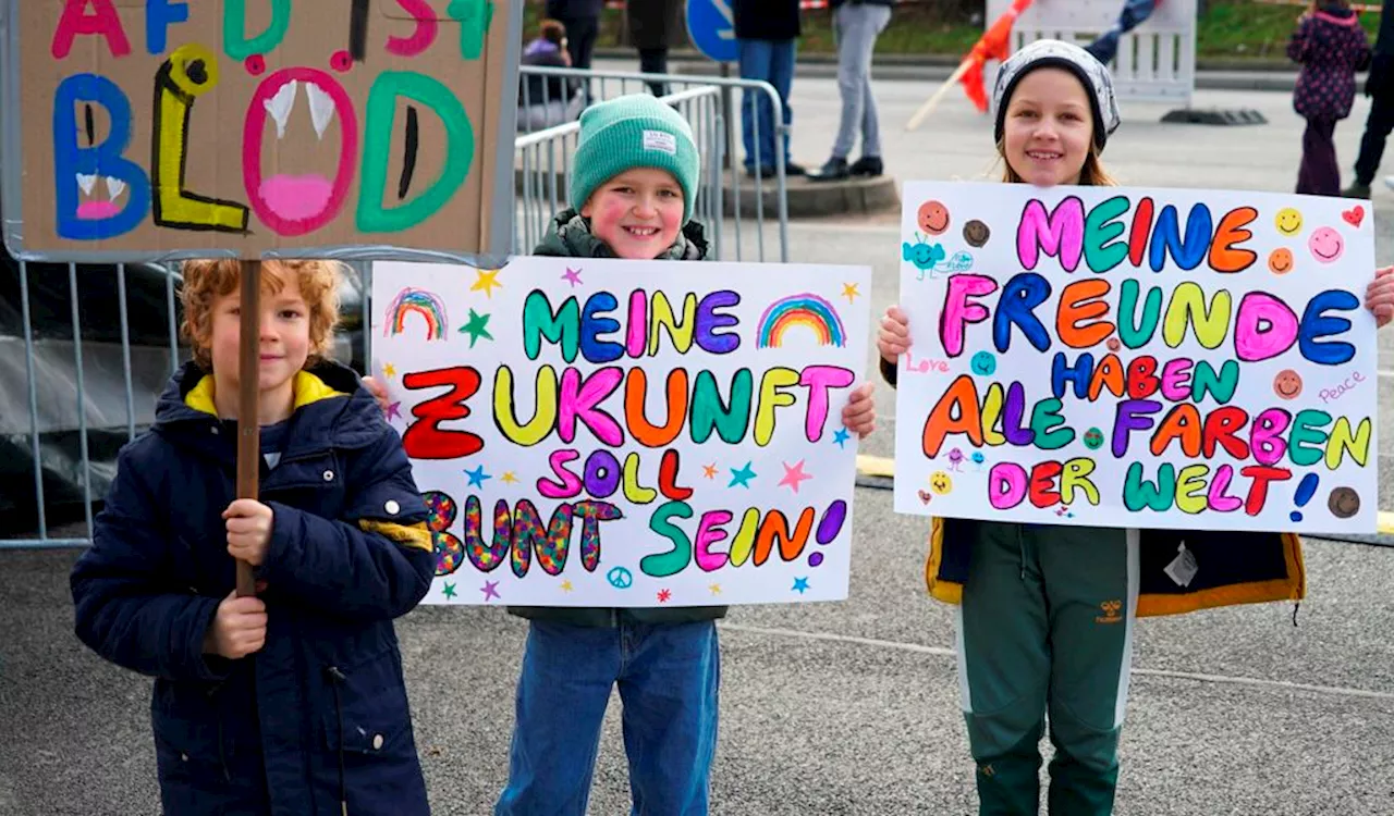 Hamburger Grundschüler demonstrieren gegen AfD: Partei wittert Verschwörung