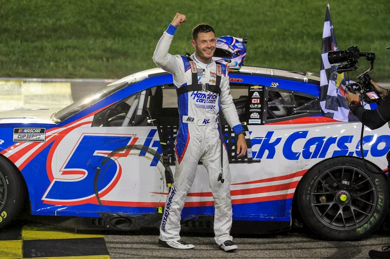 Kansas NASCAR Cup: Larson beats Buescher in closest finish in history