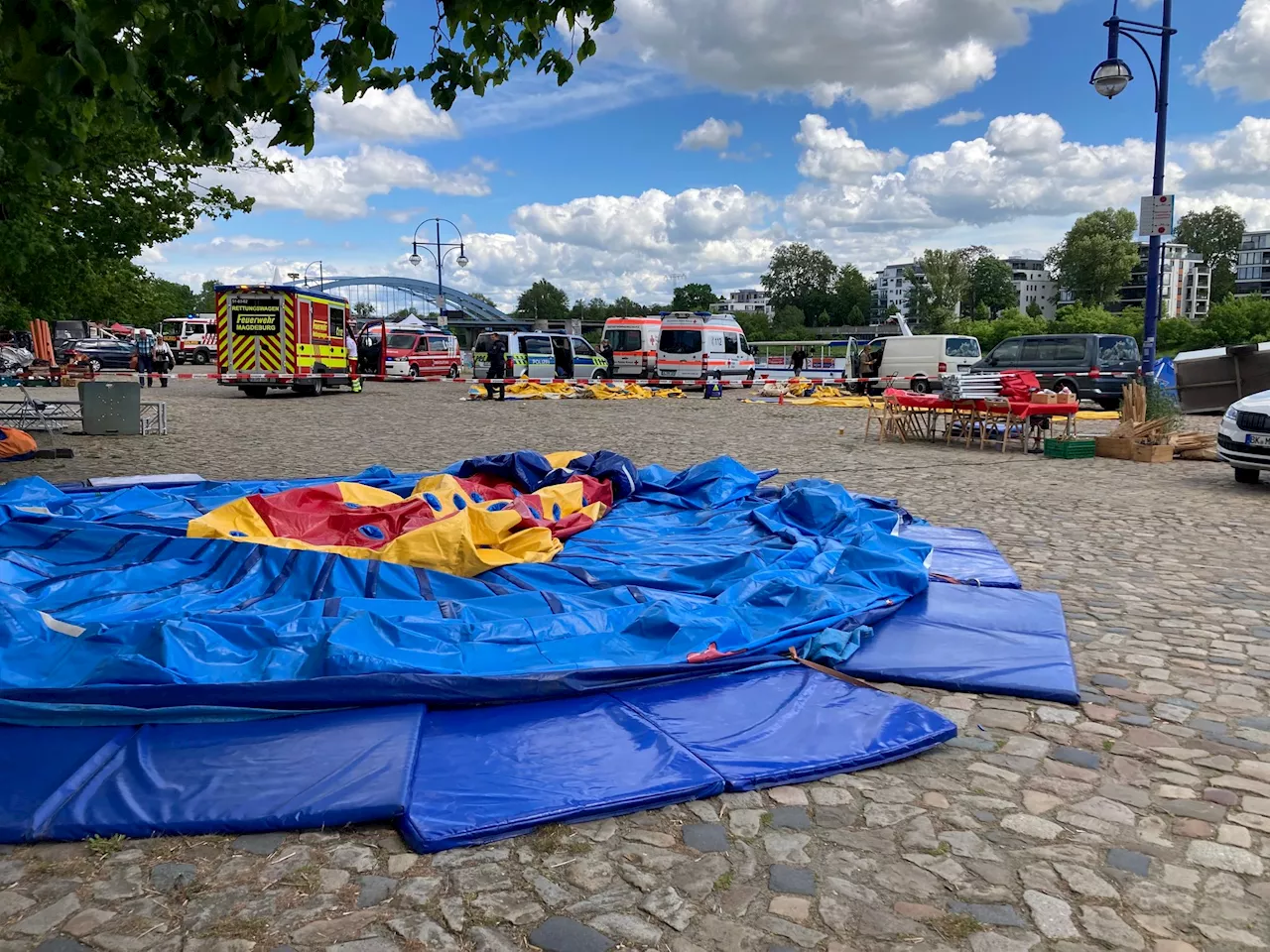 Hüpfburg-Unfall: Polizei ermittelt gegen Betreiber