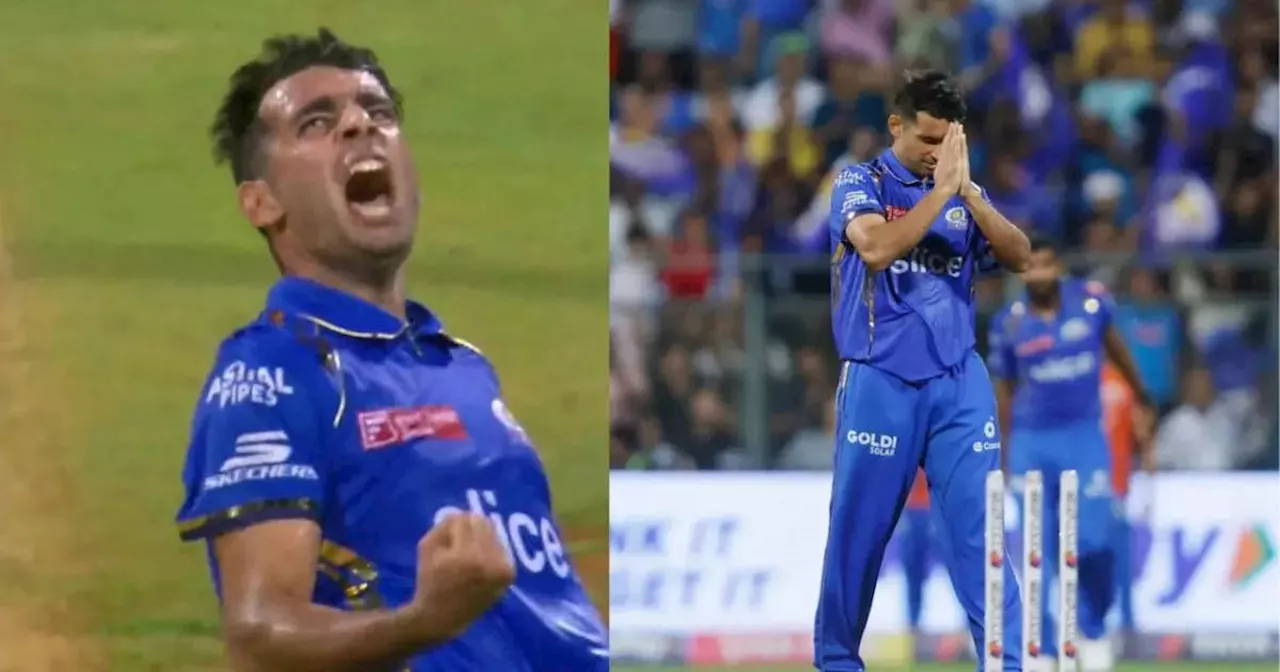 MI vs SRH: शेर जैसी दहाड़ फिर दोनों हाथ से नमस्कार, डेब्यू मैच में विकेट लेकर अंशुल कंबोज का गजब सेलिब्रेशन