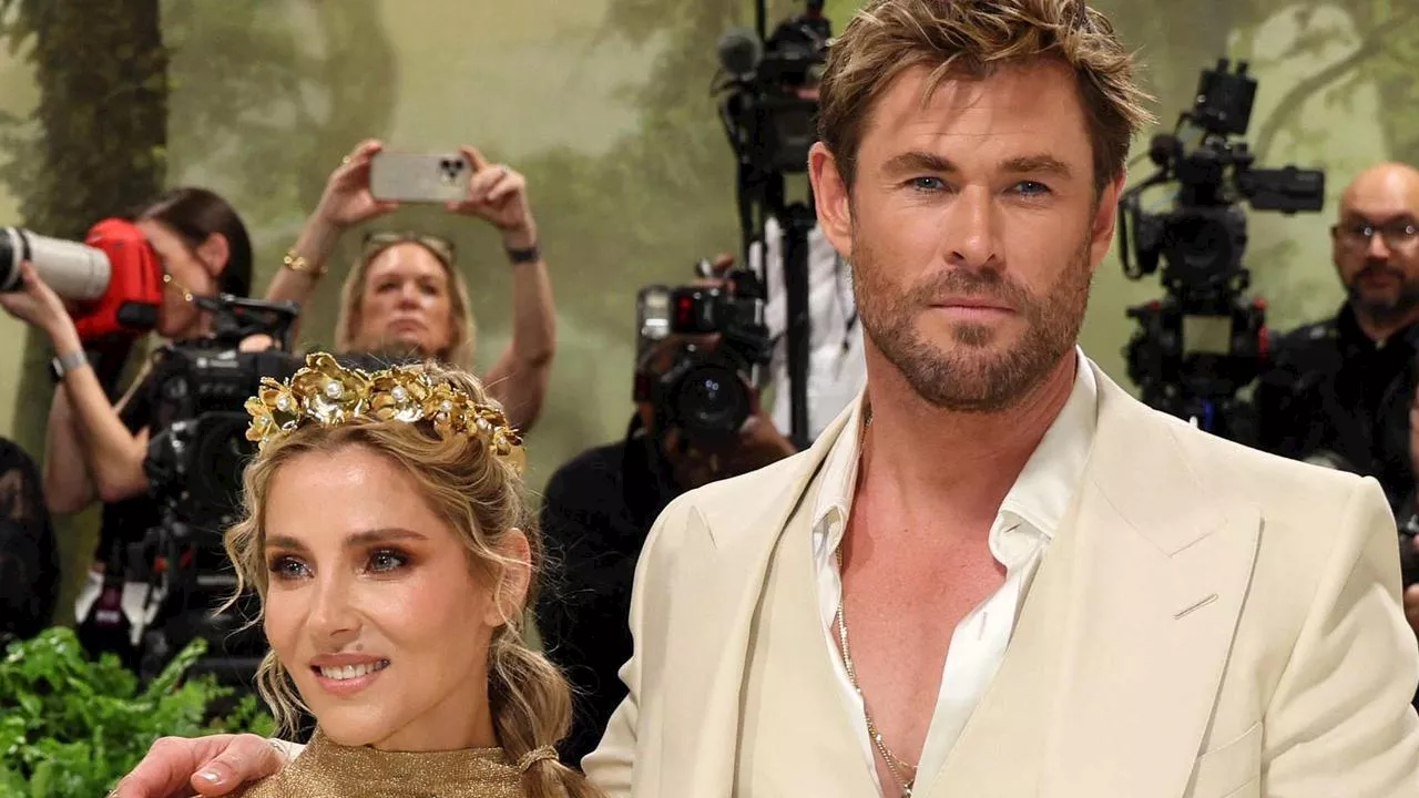 Chris Hemsworth and Elsa dazzle at Met Gala