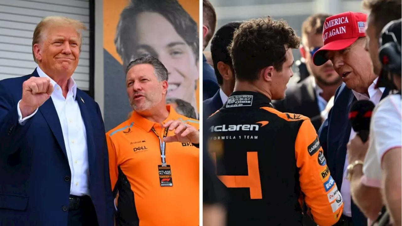 McLaren defend Trump’s F1 appearance