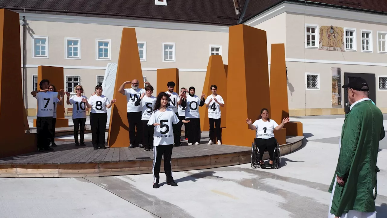 Florians finale Stunden auf dem St. Pöltner Domplatz