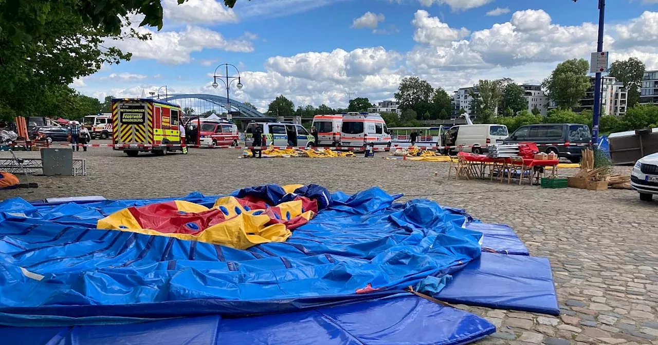 Hüpfburg-Unfall: Polizei ermittelt gegen Betreiber