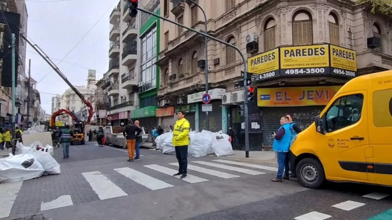 Desalojo en un edificio de Balvanera, con un largo historial de conflictos