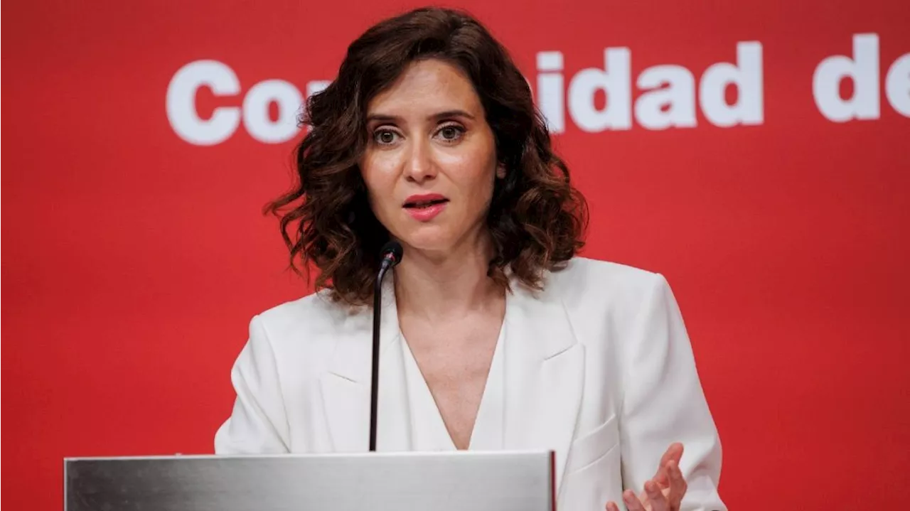 Díaz Ayuso respaldó a Milei y criticó al gobierno 'peronista' de Pedro Sánchez