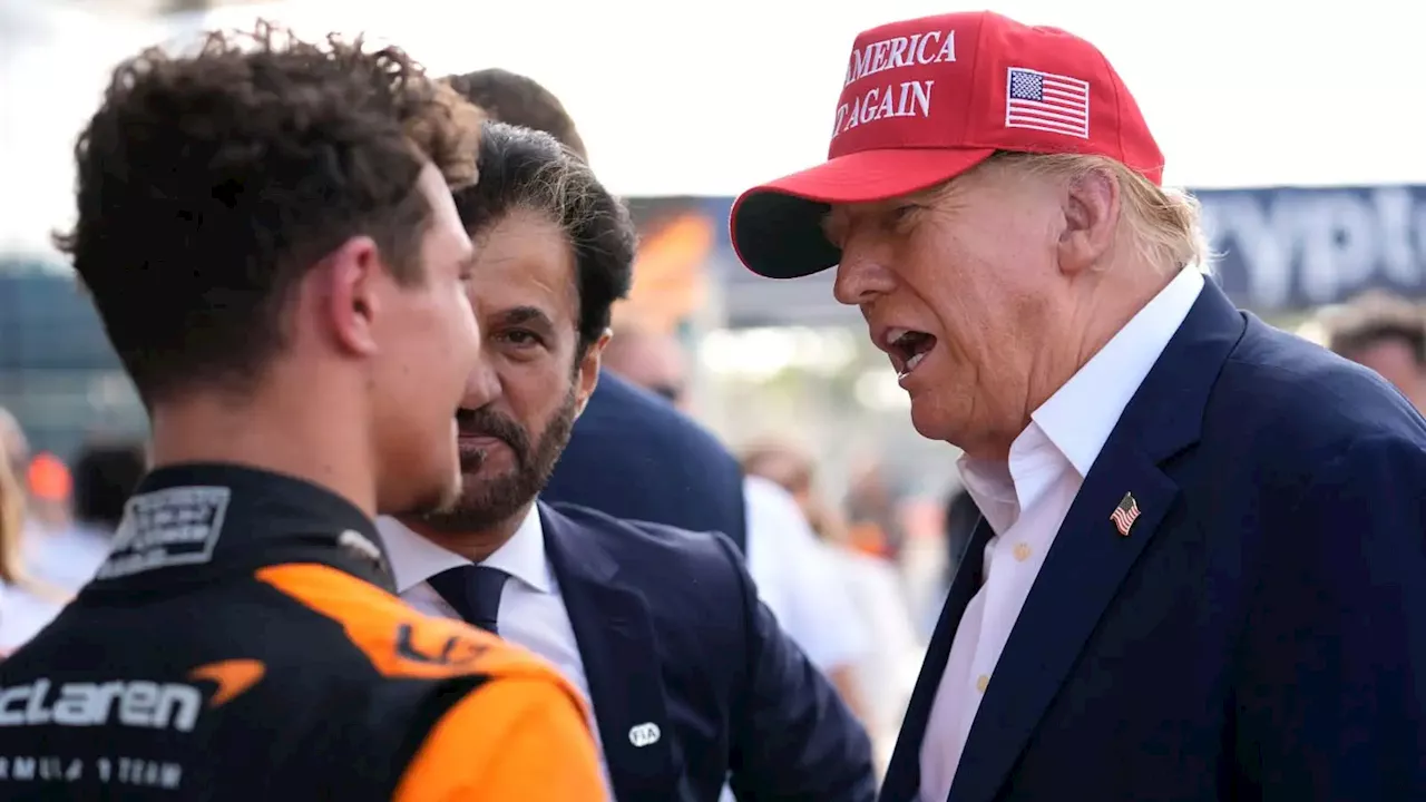 Mclaren: Donald Trump labels himself ‘lucky charm’ as Lando Norris ...