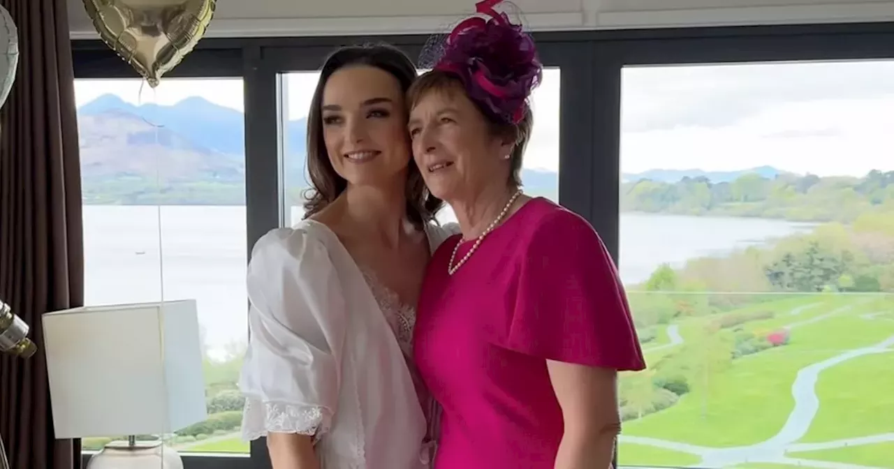 Influencer Niamh O’Sullivan rewears her mum's wedding dress in an incredible way