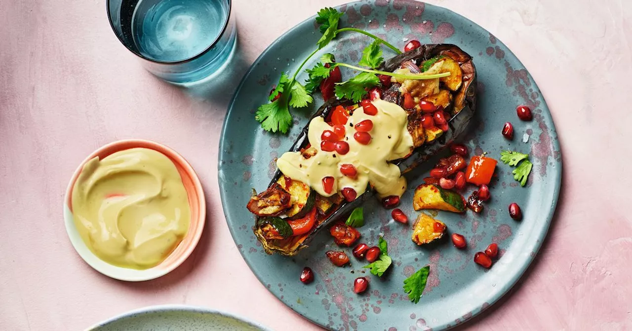 Make delicious Turkish-Style Stuffed Aubergine in 15 minutes in your air fryer