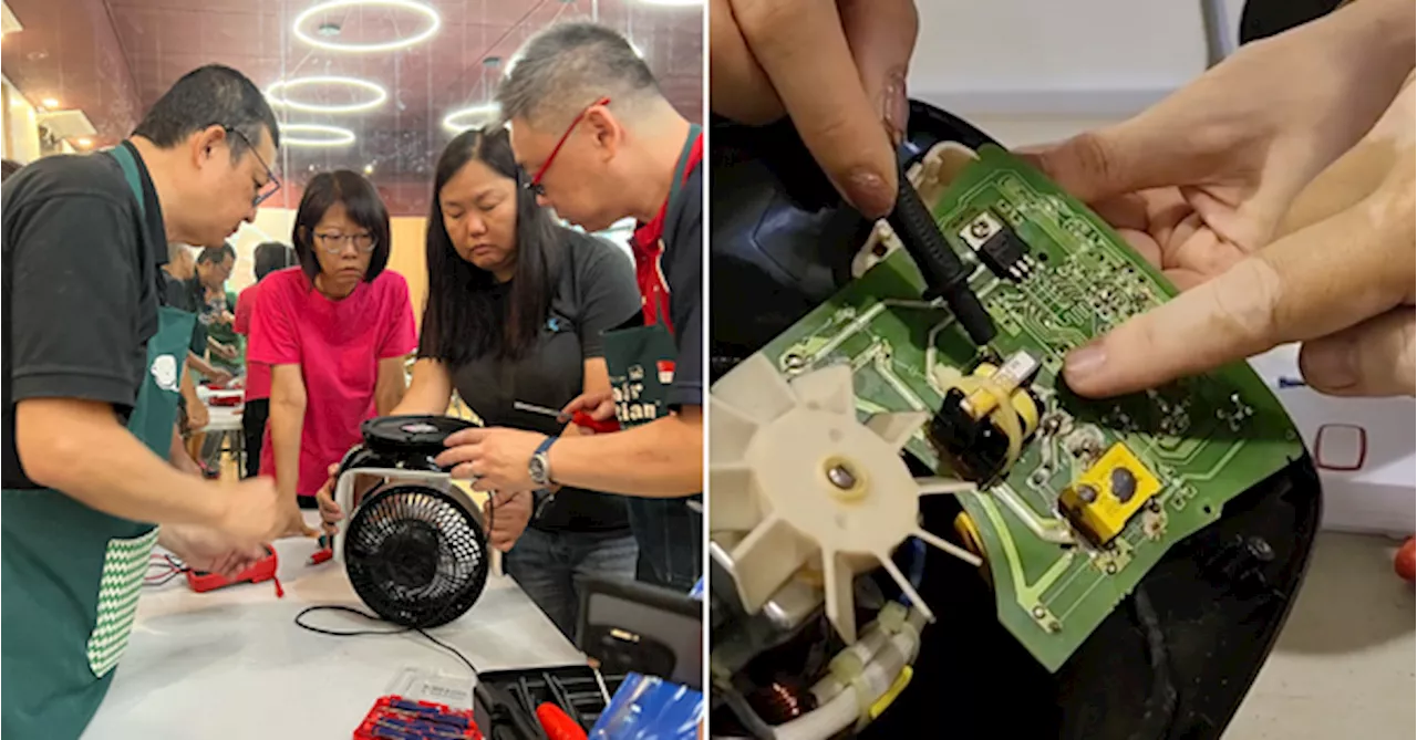 These 'Repair Kopitiams' In S'pore Have Pros To Help You Fix Your Broken Items For Free