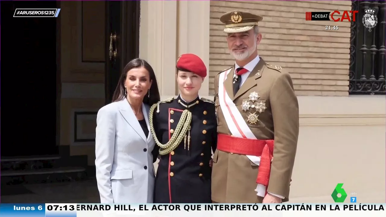 Alfonso Arús, del uniforme de la princesa Leonor con el rey Felipe y la reina Letizia: 'Es el de 'Éli