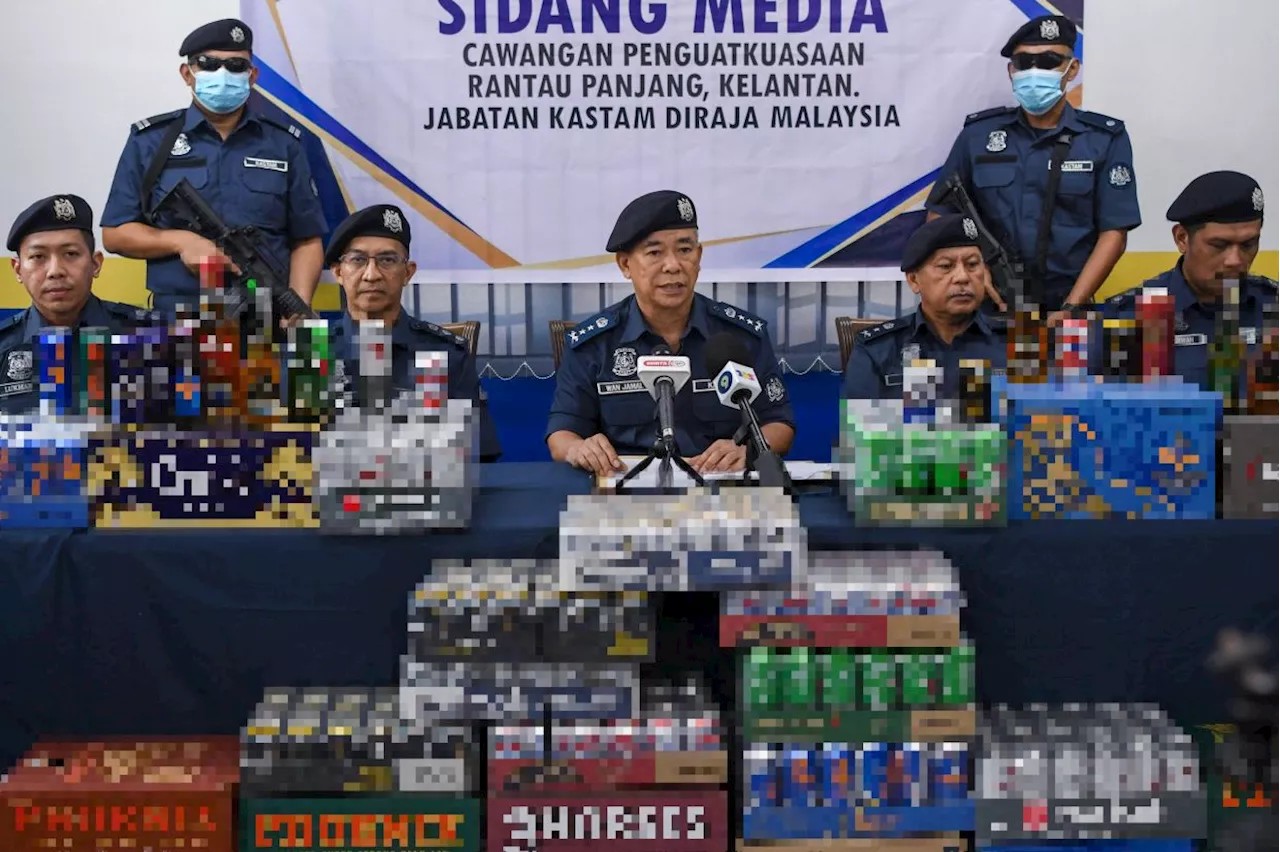 Customs seize liquor worth RM1.2mil