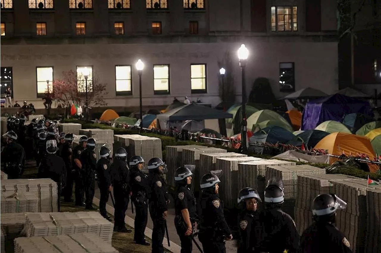 Outsiders among protesters at Columbia University, but they dispute instigating clashes