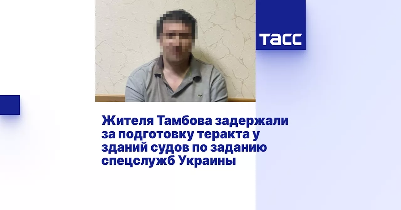 Жителя Тамбова задержали за подготовку теракта у зданий судов по заданию спецслужб Украины