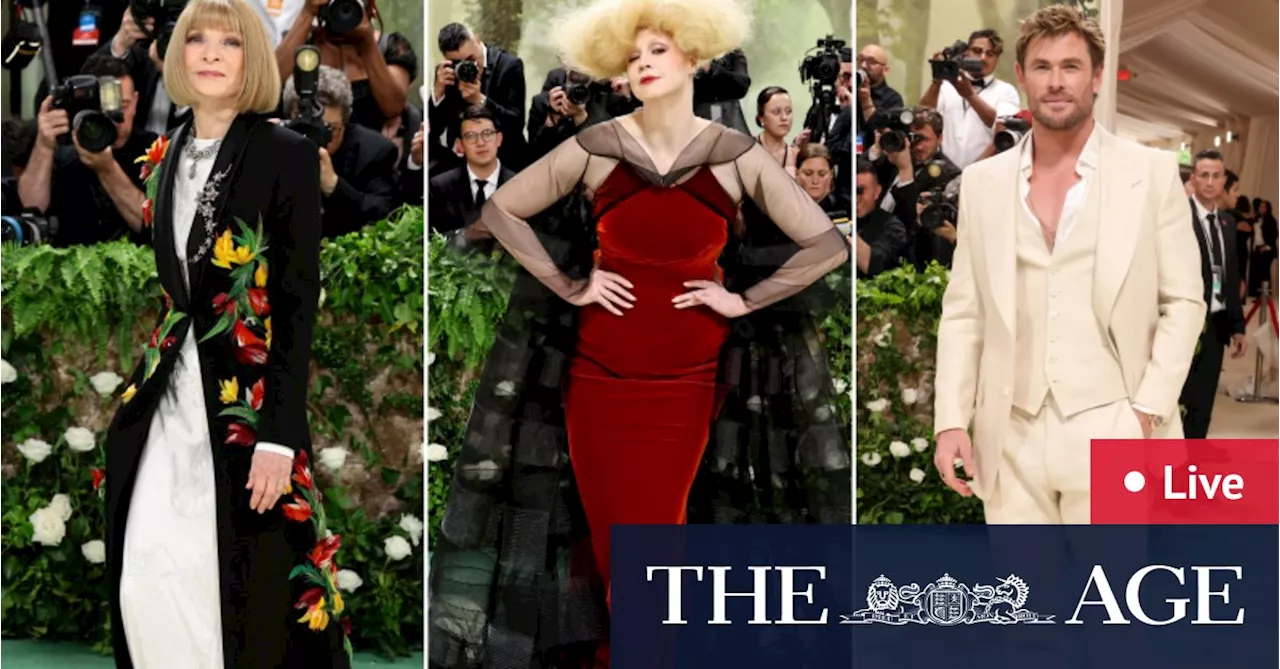 Met Gala 2024 LIVE updates: Zendaya, Chris Hemsworth and Gwendoline Christie have arrived