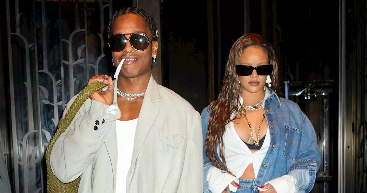 Rihanna and A$AP Rocky Hang Out in Miami