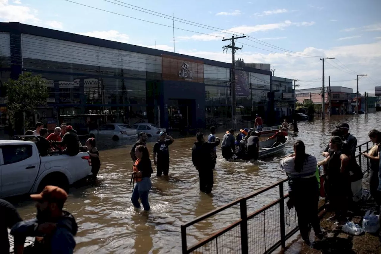 Floor by floor search for flood victims in Brazil's Porto Alegre