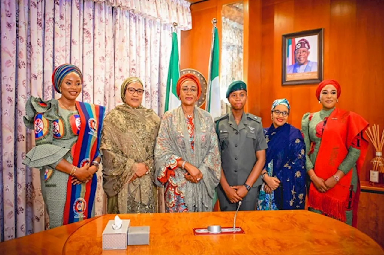 First Lady salutes 1st Nigerian female Sandhurst graduate