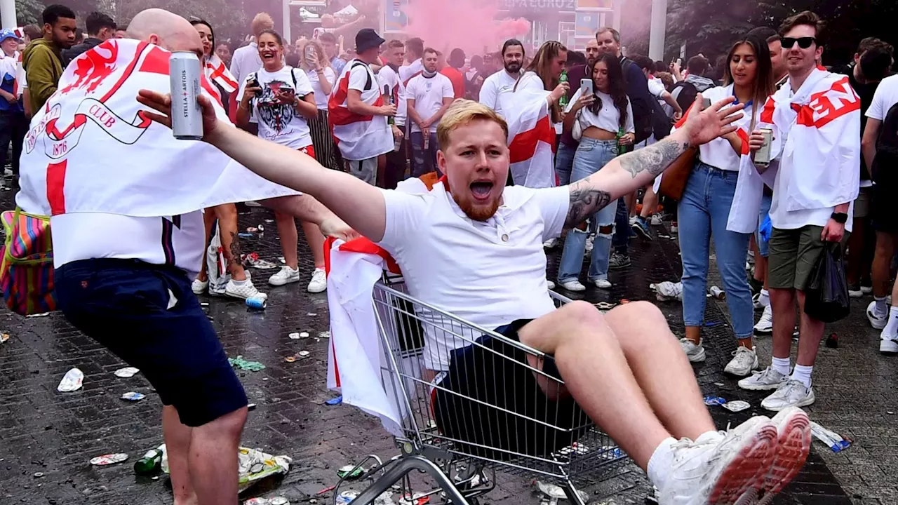 I fled in horror as merciless hooligans stormed Wembley Stadium like ‘zombies’ & hurled glass at my ter...