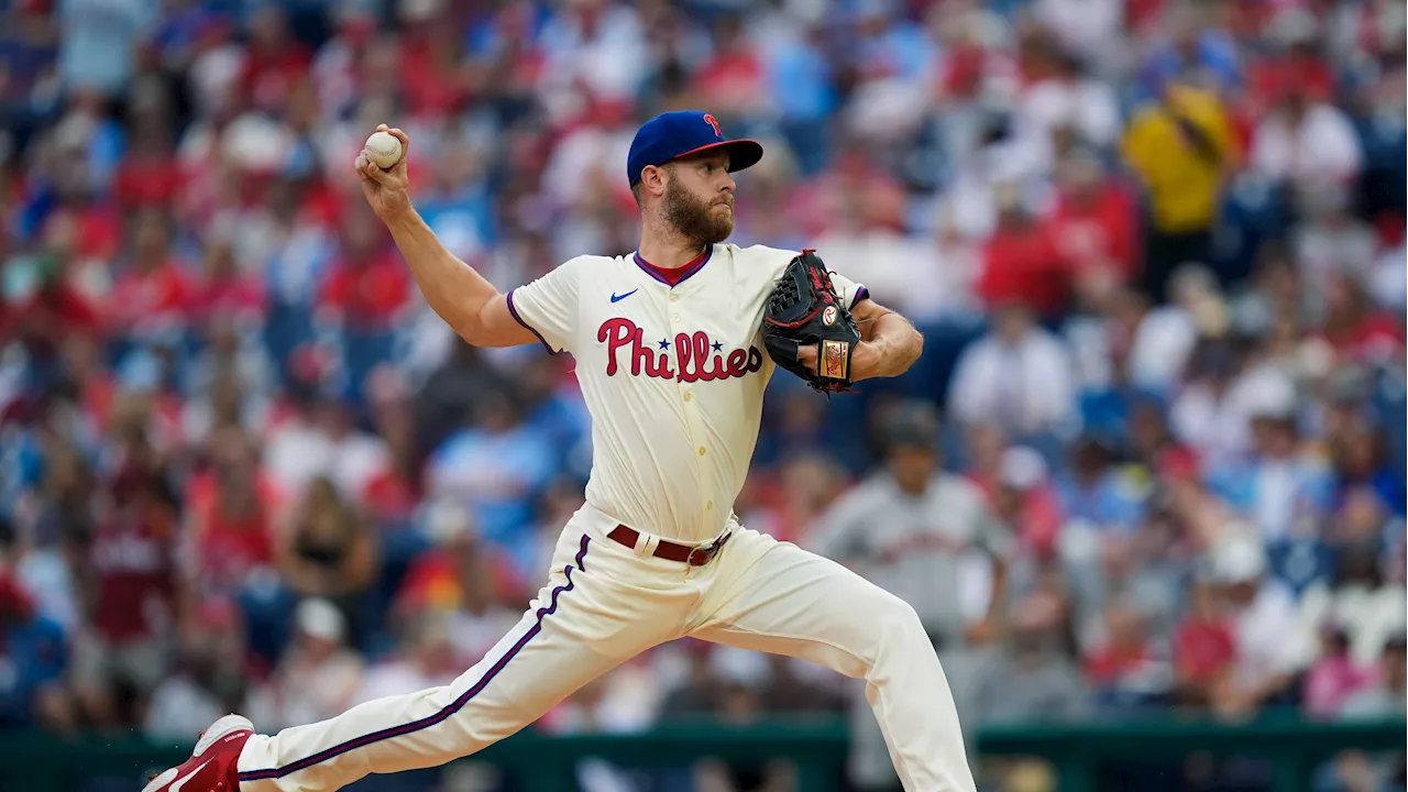 Harper homers, Wheeler strikes out 11 as Phillies complete four-game sweep of Giants