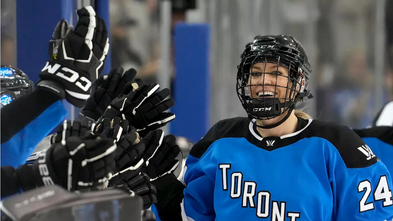 Spooner leads Toronto to win over Ottawa in PWHL regular-season finale