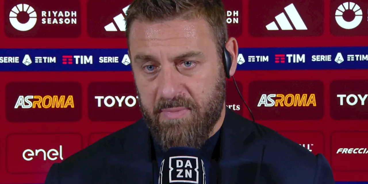 Roma-Juve, De Rossi: “Ho chiesto consigli ad Allegri, ecco che mi ha detto”