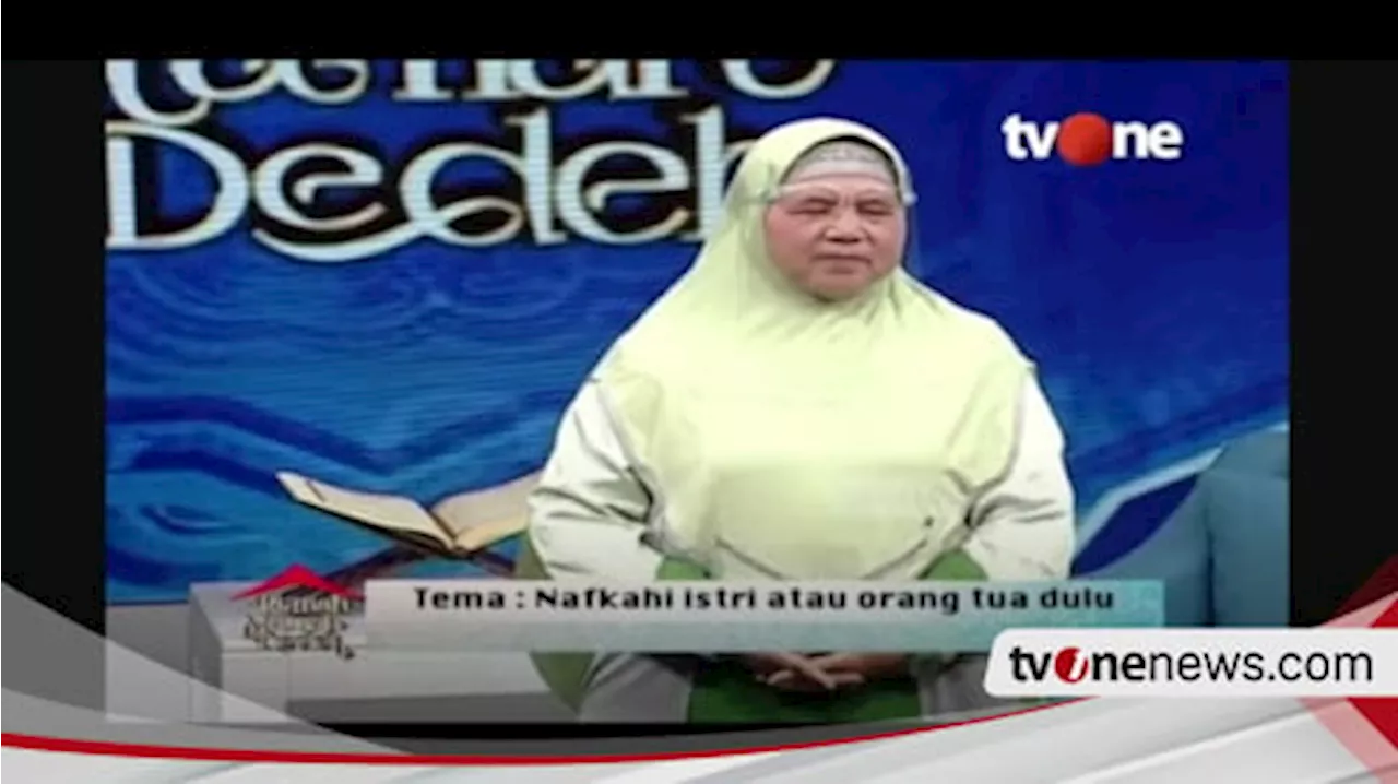 tamakan Nafkahi Ibu atau Istri?, Mamah Dedeh Ingatkan Peran Ibu tapi...