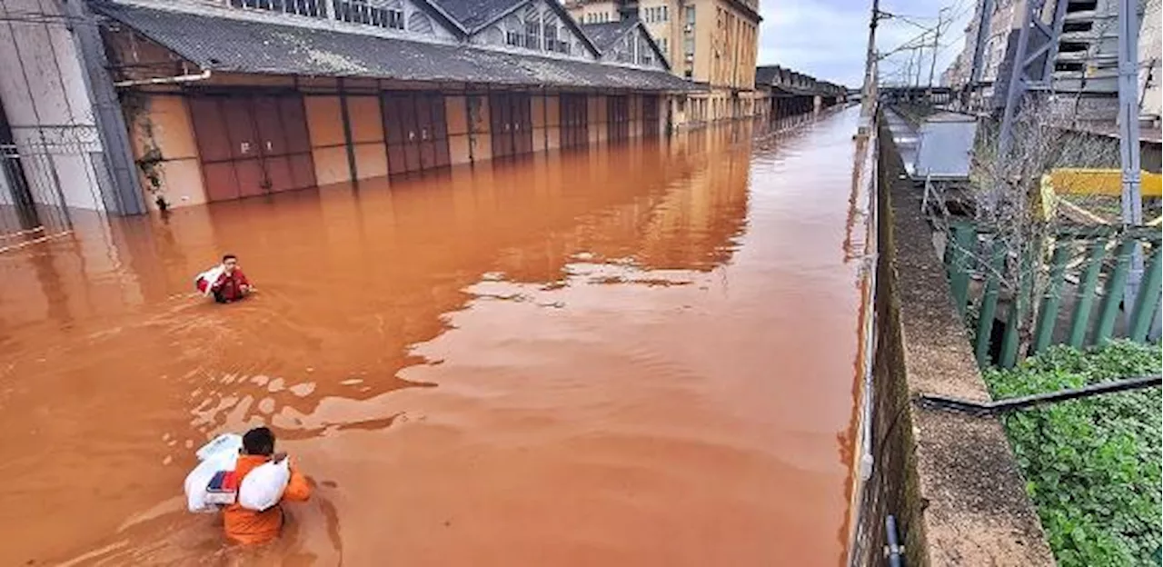 Apesar da trégua na chuva no RS, nível do Guaíba segue com nível elevado