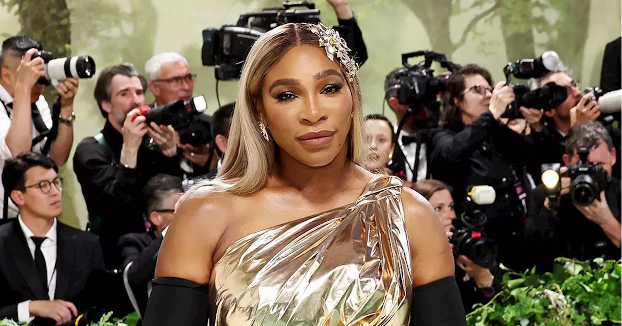 Serena Williams Glitters in Gold at 2024 Met Gala United States