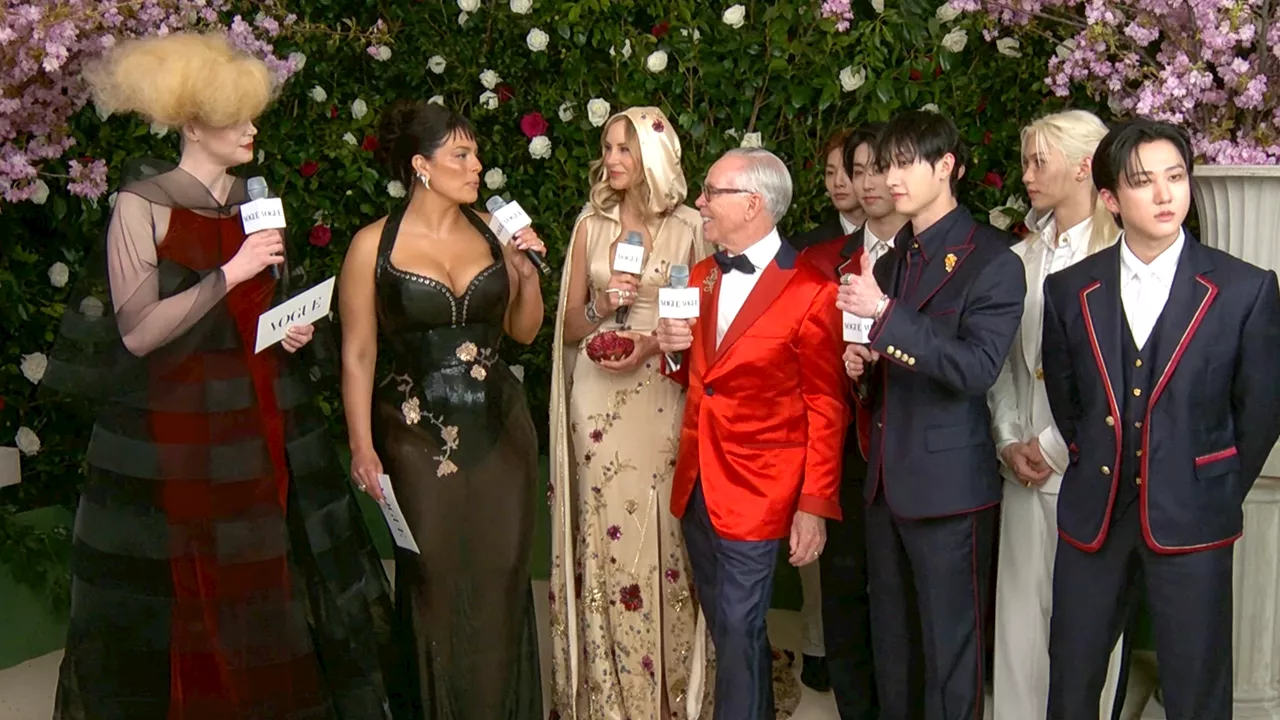 Stray Kids impacta con trajes a juego de Tommy Hilfiger en la MET Gala 2024