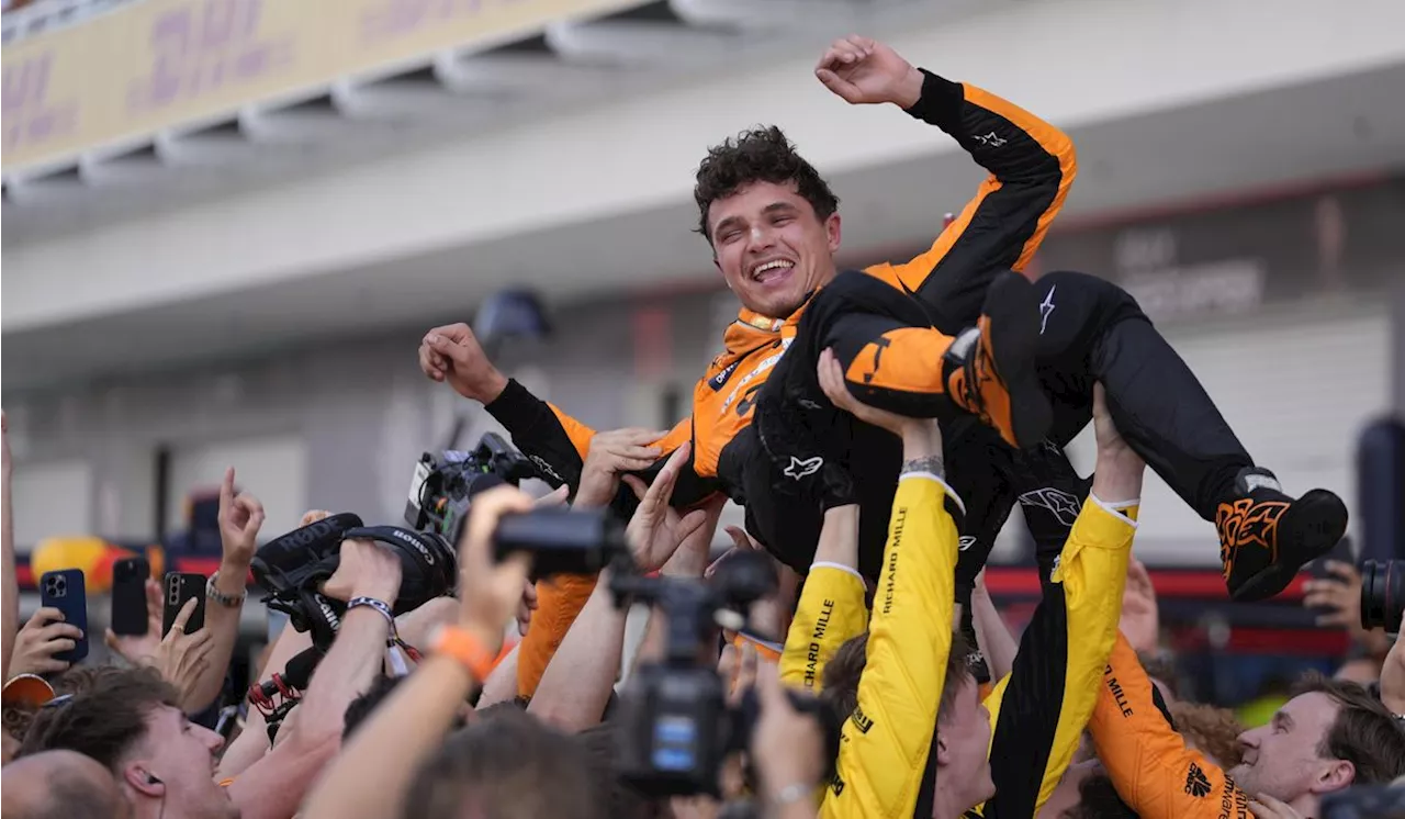 Lando Norris earns first career F1 win by ending Max Verstappen's dominance at Miami