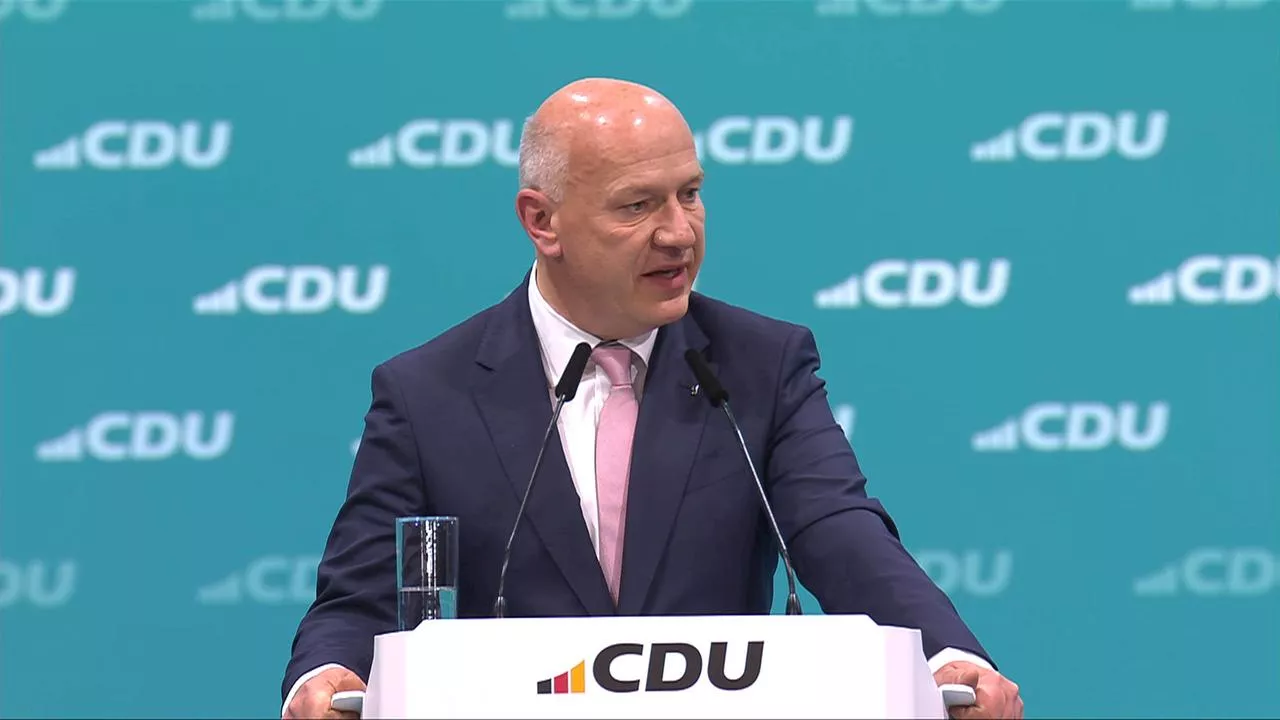 CDU-Parteitag: Rede Kai Wegner